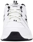 New Balance Men 608V5 Trainer Shoe, White/Black/Silver, 11.5 Wide - 2