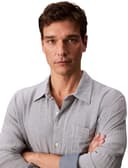 Calvin Klein Casual Classic Lv04Rc706G, Camicia Casual, Uomo, Blu (Boardwalk Summer), XL - 3