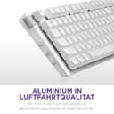 NZXT Function 2-2024 Optische Vollformat Gamingtastatur | RGB beleuchtet | 8K-Abfragerate | Lineare Opt. Switches | Einstellbare Auslösung | Hot-Swap | Gaming Keyboard| Weiß - DE (QWERTZ) - 8