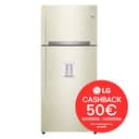 LG GTF744SEPED Frigorifero Doppia Porta, Classe E, 509l, Wi-fi, Door Cooling, Gestione Umidità, Dispenser Acqua, Cassetto 0 Gradi, Fabbricatore Del Ghiaccio, Compressore Smart Inverter Sabbia - 2