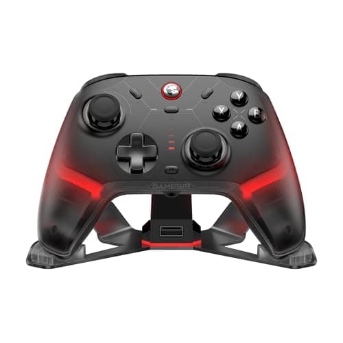 GameSir Cyclone 2 Wireless Controller - 1000Hz Polling Rate, TMR Joysticks, Hall/Micro 2-in-1 Triggers for PC/Switch/Android/iOS, PC Gaming Controller with Charging Dock(Black)
