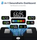 GE Körperfettwaage Digital mit Großem Display, Smart Waage mit Körperfett und Muskelmasse mit APP 14 Körpermaße BMI Bluetooth Personenwaage bis 180 kg / 400 lb - 2