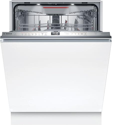 BOSCH SBV6ZCX16E XXL Dishwasher Series 6, Fully Built In Dishwasher with Cutlery Drawer, 60 cm, Home Connect, Intelligent Program, Max Flex Racks, Vario Drawer, Rackmatic