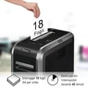 Fellowes 4613001 Distruggidocumenti Powershred 125i, a Strisce, Nero/Silver - 3