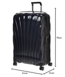 Samsonite C-Lite Maleta Spinner 75, Funda de Transporte, 94L, 29.5 Pulgadas (75 cm), 6.1 Libras (2.8 kg), Ligera, 29.5 Pulgadas (75 cm), Azul Medianoche, Talla única, Azul Oscuro, Talla única, Rueda - 8