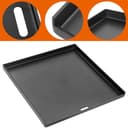 7672 Piastra piatta per griglie Weber Genesis II serie 300 e 400 Spirit 2016+, piastra in acciaio al carbonio per griglie Weber Genesis 2022 SX-325s S-325s E-325s EX-325s, Spirit 200 300 Series - 4