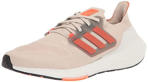 Adidas Ultraboost 22, Zapatillas para Correr Hombre, Aluminia/Naranja Impacto/Negro, 40 2/3 EU