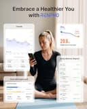 RENPHO Bascula de Baño Digital, Bascula Grasa Corporal y Muscular con App, Bascula Inteligente para Fitness, 13 Monitores de Composición Corporal Peso IMC Muscular, Elis 1 - 5