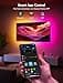 Govee LED TV Backlight, 2,4M RGBIC Smart Strip para Televisores de 40-50 Pulgadas, Tira LED con Control Bluetooth y Wi-Fi, Funciona con Alexa y Google Assistant, Sincronización de Música - 4