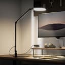 LitONES Schreibtischlampe LED Dimmbare, Augenschutz tageslichtlampe schreibtisch mit 3 Farbmodi und Touch-Steuerung/Memory-Funktion,15W Schwenkarm Bürolampe mit Stecker,Schwarz - 7