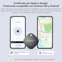 ATUVOS Air Tag Pro Smart Tag Tracker para Android & iOS, Dual Sistema Buscador de Objetos Compatible con Google Localizador o Apple Buscar App, para Llaves/Equipaje/Maleta.Batería Reemplazable.4 Pack - 2