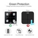 RENPHO USB Rechargeable Smart Body Fat Scales, Digital Bathroom Weighing Scale Bluetooth Scale with Baby Mode, Body Composition Monitor for Body Weight, Body Fat, BMI, Muscle Mass, LED Display, Elis 1 - 2