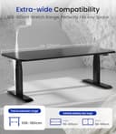 MAIDeSITe T2 Pro Max Scrivania Elettrico Regolabile in Altezza, Regolabile a 135 cm, Capacità di Carico 160kg, con Sistema di Controllo Piano-Master e Funzione di Protezione Anti-collisione - 4