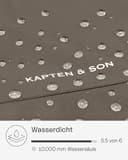 Kapten & Son Everyday 3in1 Funktionsjacke Taupe M | Regenjacke Damen & Herren Beige mit herausnehmbarer Fleecejacke | Outdoor Jacke mit 10.000 mm Wassersäule, aktungsaktiv, winddicht - 3
