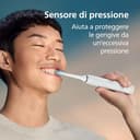 Philips Sonicare DiamondClean 9000 spazzolino elettrico, confezione doppia, spazzolino sonico con app, sensore di pressione, 4 modalità di pulizia, 3 livelli di intensità, bianco, modello HX9914/62 - 5