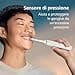 Philips Sonicare DiamondClean 9000 spazzolino elettrico con app, sensore di pressione, 4 modalità, 3 livelli di intensità, bicchiere di ricarica e custodia da viaggio, porta USB, Oro rosa, HX9911/94 - 5