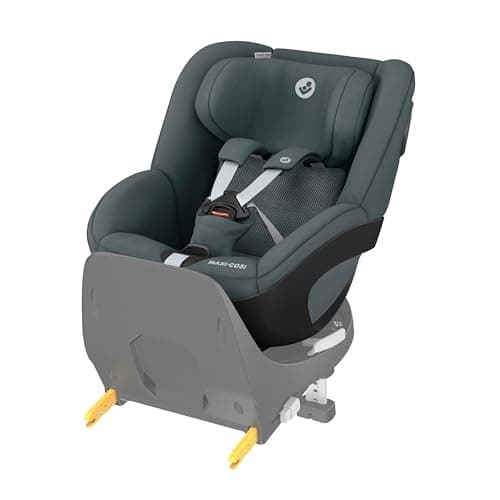 Maxi-Cosi Pearl 360 i-Size, Baby Car Seat, 3 months-4 years (61-105 cm), 360 Car Seat swivel, One-Hand Rotation, ClimaFlow, Easy-In Harness, G-CELL Side Impact Protection, Authentic Graphite