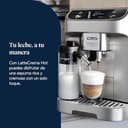 De’Longhi Magnifica Plus– Perfetto Cafetera Superautomática, LatteCrema Jarra de leche automática, 18 Bebidas One-Touch, Pantalla Táctil a Color, Plata y Negro (ECAM322.70.SB) - 7
