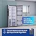 Samsung Frigorifero Side by Side AI RS80F66KCT/EF con Dispenser Acqua/Ghiaccio, Wifi con AI Energy Mode, Total No Frost, SpaceMax, 634 L, LxAxP: 91,2 x 178,4 x 72,6 cm, Inox - 6
