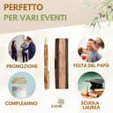 KASSIS Penna a sfera in legno d'ulivo - Realizzata a mano con bellissime venature e testo personalizzato in un'elegante scatola di legno - Penna a sfera personalizzata (Con incisione) - 7