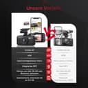 Miofive 4K Dashcam Auto GPS, WiFi Auto Kamera, Bluetooth, Dash Cam Auto 5.8GHz, 3-Zoll-IPS-Display, Nachtsicht, Loop-Aufnahme, HDR, App-gesteuert, bis 512 GB kompatibel inkl. kostenloser 32-GB-Karte - 9