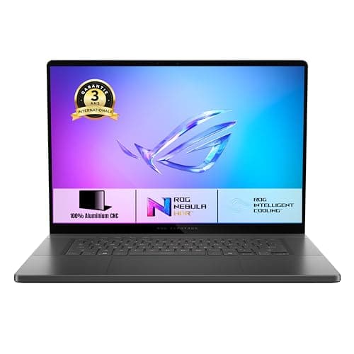 ASUS ROG ZEPHYRUS-G16-GU605CR-Q41W 16 Zoll 2,5 K 240 Hz OLED Laptop (Intel Ultra 9 2,9 GHz, 32 GB LPDDR5X, 1TB SSD, NVIDIA GeForce RTX 5070 Ti 12GB, Windows 11 Home) AZERTY RGB Tastatur