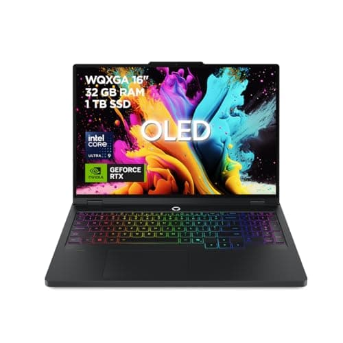 Lenovo Legion Pro 5 Gen10–Portátil Gaming IA 16'' OLED 240Hz (Intel Core Ultra 9 275HX, NVIDIA GeForce RTX 5070 Ti, 32GB RAM, 1TB SSD, WiFi6, Sin Sistema Operativo) QWERTY RGB 24 Zonas Español – Negro