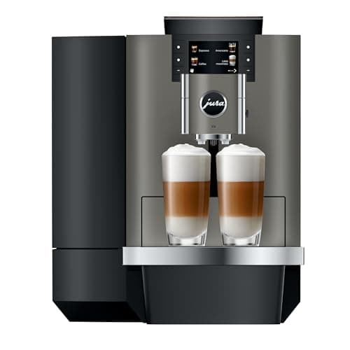 Jura - X10 Dark Inox (EB) - Macchina da caffè automatica con Cold Brew e 35 specialità