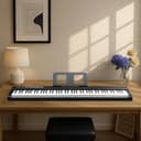 Glarry 88 Key Digital Piano Full Size Electric Keyboard with Semi-Weighted Keys, Keyboard Piano With Sustain Pedal, MIDI Bluetooth, Headphone for Beginner - 7