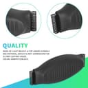 ECOTRIC New Lumbar Pad Compatible with Herman Miller Classic Aeron Chair Size B, Home Office Seating Support Pad - Graphite/Black - - 3