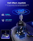 HASACOOL Switch 2 Controller, Wireless Pro Controller with Hall Effect Joystick,One Piece Joypad Replacement to Switch 2 Joy Con Controller, with 8 RGB Lighting/Turbo/Macro - 3