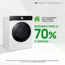 Samsung Lavatrice Bespoke AI WW11DB7B94GE/U3, Libera installazione, 11 Kg, Wifi, Ecodosatore, AI Energy Mode, Carica Frontale, Corpo: Bianco, Oblò e Pannello: Nero, 60l x 85h x 60p cm - 5