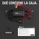 NOCO GENIUS2D: Cargador Inteligente de baterías 2A 12V – Mantenedor automático y desulfatador de Montaje Directo – Protección contra sobrecarga y compensación térmica – para baterías de Plomo - 6