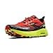 Brooks Cascadia 18, Sneaker Hombre, Cherry Tomato Lime Black, 42.5 EU - 1