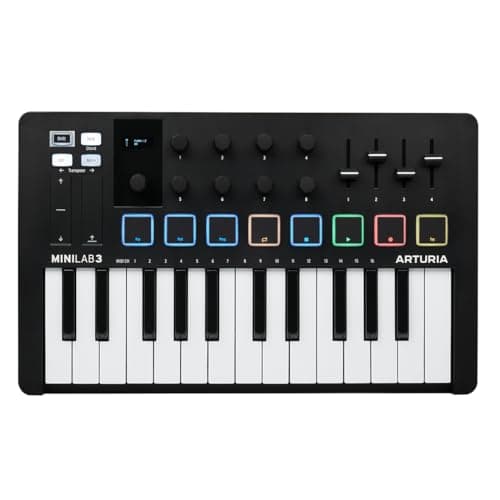 Arturia MiniLab 3 Black - Midi Keyboard