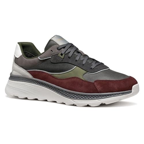 Geox U SPHERICA ACTIF X1 Sneaker, da Uomo, Rosso, 42 EU, Colore: Rosso, 42 EU