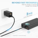 Baseus Powerbank, 65W Power Bank USB-C 26800mAh, Externer Akku PD QC4.0 Schnellladung, Externe Batterie mit Fünf Ausgängen und LED-Anzeige, für Laptop MacBook Dell HP Notebook Steam Deck iPhone Galaxy - 4