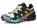 Salomon Donna Salomon Speedcross 6 GTX Donna, Giallo Trasparente/Nero/Cascata, 42 EU - 7