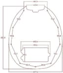 KAISH Battipenna per basso adatto per Musicman classic 4 corde StingRay modelli bassi Specchio - 2