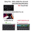 SEYMCY Case Compatible with MacBook Pro 16 inch Case 2026 2025 2024 2023 2021, Anti-Scratching Protective Hard Shell Cover with Foldable Stand M5 M4 M3 M2 M1 (A3186 A3403 A2991 A2780 A2485), Black - 2