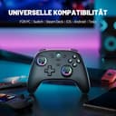 ECHTPower PC Wireless Controller, 1000Hz Gaming-Controller mit RGB/Hall-Joystick/Turbo/Vibration/800mAh Wiederaufladbare Batterie, Wireless-Controller für PC/Switch 2/Switch/Steam - 3