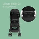 Maxi-Cosi Lara2 Passeggino Leggero per Bambini 0 - 4 anni, 0 - 22 kg, Passeggino da Viaggio Pieghevole Chiusura Compatta, Reclinabile 3 Posizioni, Tessuti Traspiranti, 2 Cestelli, Essential Black - 5