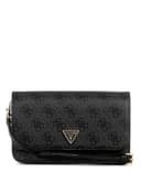 GUESS Women's Noelle Ii Crossbody Flap Organizer, Coal Logo, One Size - 1