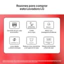 LG F4X7513TWS Lavadora Inteligente, 13 Kg, 1400rpm, Carga Frontal, 23 Programas, Autodosificación, AI Direct Drive, TurboWash 360º, 30% más eficiente que A, Serie 750, Blanca - 3