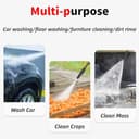 Kit de repuesto de pistola pulverizadora de alta presión 2350 PSI, sistema de liberación rápida Bosch AQT, boquilla de varita ajustable y turbo - 7