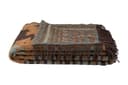 ÖJBRO VANTFABRIK Scania Måns Woven Wool Blanket with Fringes 130 x 220 cm Brown 100% Merino Wool Knitted Plaid Bedspread Quilt Warm Soft - Made in Sweden - 3