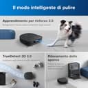 ECOVACS DEEBOT X5 OMNI Robot Aspirapolvere Lavapavimenti con Stazione All-in-One, 12800Pa, Anti-grovigli, TruEdge Taglio Adattivo Bordi, Lavaggio Mocio ad Acqua Calda a 70°C, Sollevamento Mop 15mm - 6