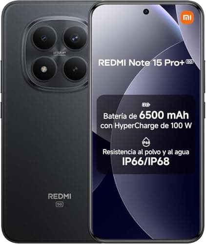XIAOMI REDMI Note 15 Pro+ 5G Smartphone - 12+512GB, 6.83" AMOLED Display, 1.5K AMOLED Screen, Snapdragon 7s Gen 4, 200 MP, Camera, Nero