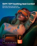 RENPHO Eyeris 1 RENPHO Massaggiatore per occhi con calore, massaggiatore riscaldato per emicrania, maschera per gli occhi con musica Bluetooth, rilassa e riduce l'affaticamento degli occhi - 2