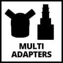 Einhell Aspirador 550 W, Enchufe Automático 2500 W, Manguera de aspiración de 250 cm y diámetro 100 mm, 2 adaptadores de aspiración 36 mm, Liberación Rápida para Bolsa de 65 L, Color Rojo/Negro - 11